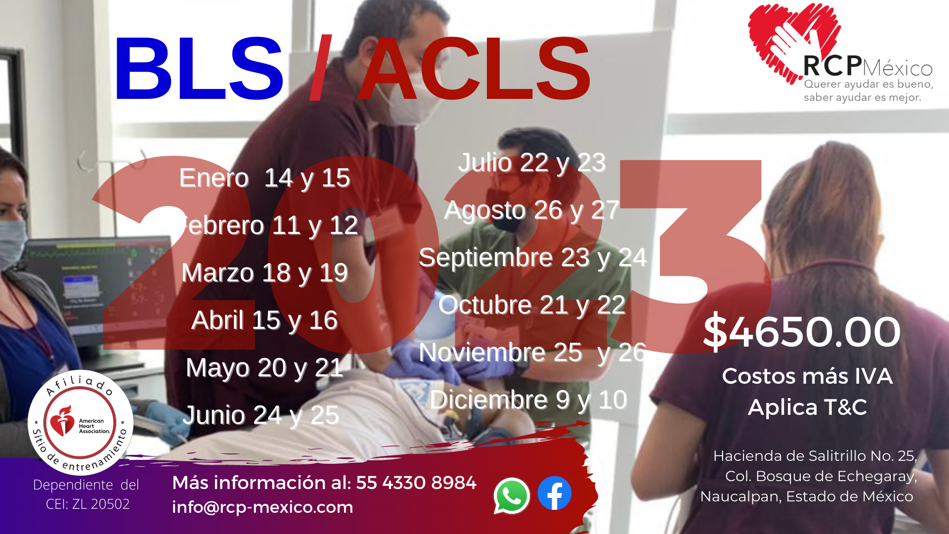 Cursos RCP México BLS - ACLS 2022